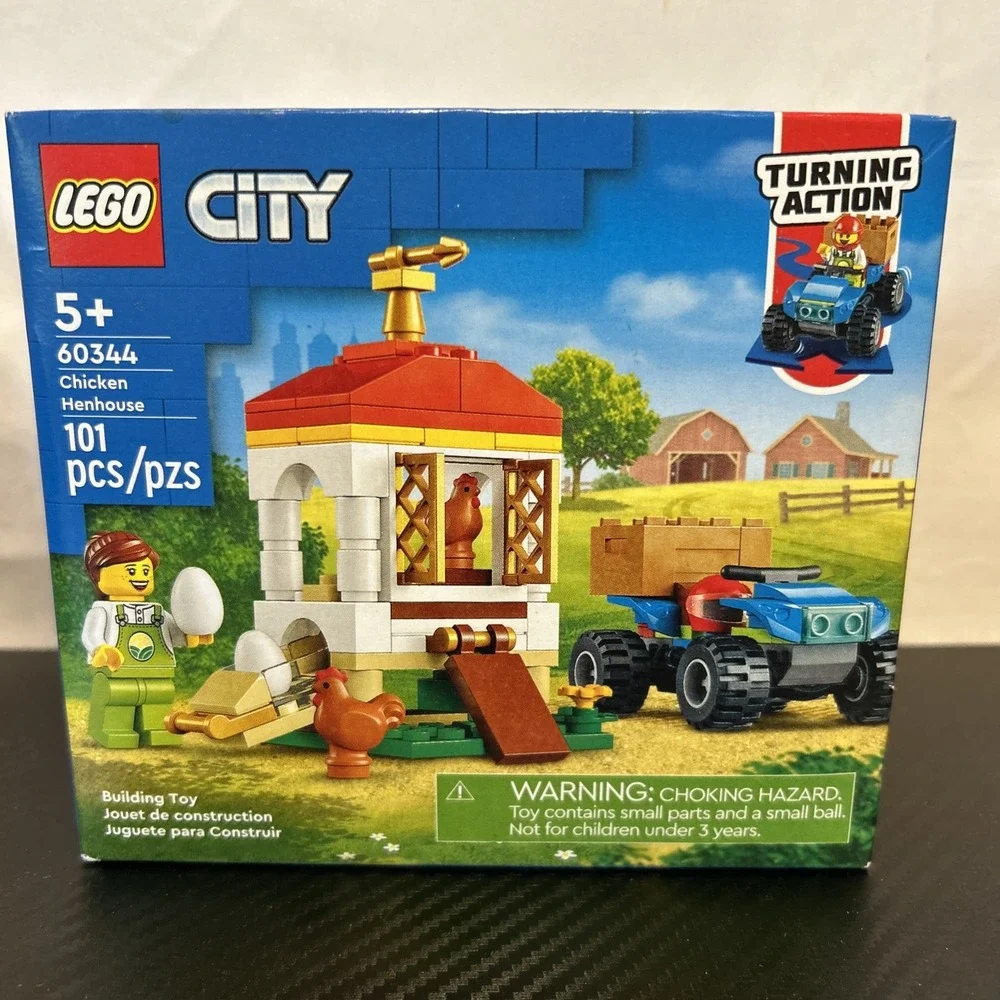 Lego City‎ 60344 Chicken Henhouse. New And Factory Sealed